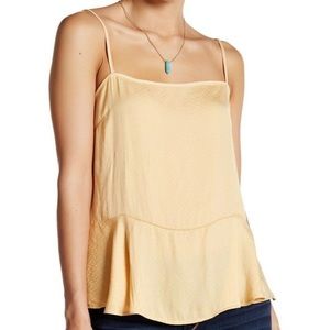 Intimately Free People Dobby Peplum Cami Tank Size XS